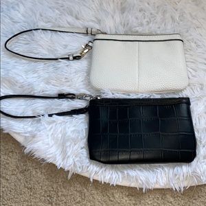 Black and White wristlets